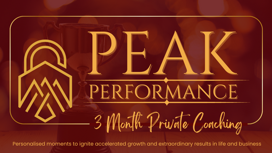 3 Month Private Peak Performance Coaching